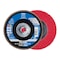 Pferd 5" x 5/8-11 Thd. POLIFAN Flap Disc - CO-COOL SG STEELOX, Ceramic oxide, 40 Grit, Conical 62681 - alternate 1